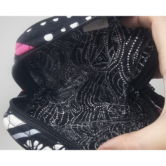 Vera Bradley Medium Zip Cosmetic Case Northern Stripes Multicolor  7"x6" NWT - Picture 11 of 16